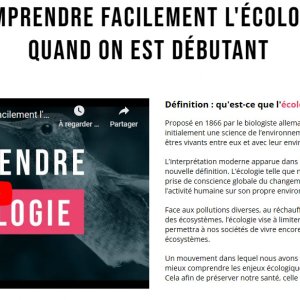 Comprendre l'écologie