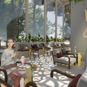 3D restaurant