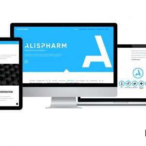 ALISPHARM ★ Logotype + Direction Artistique + Développement CMS
