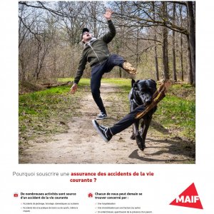 Affiche pub Maif