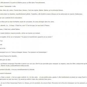 Passage du 2ème chapitre d'Orphelins et Enfants trouvés