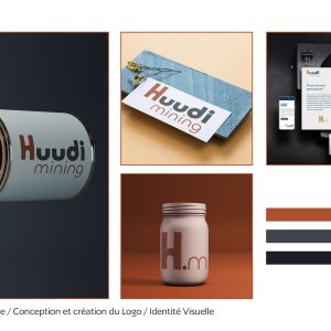 Huudi. identité visuelle / Logo / Charte Graphique