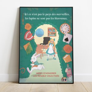 Affiche Les lapins