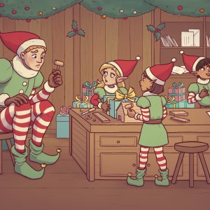 Elfes de Noël