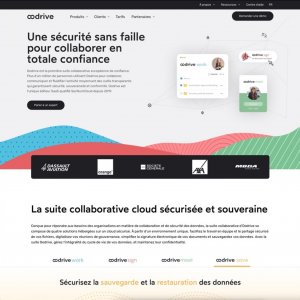 Oodrive - Refonte du site - 9 semaines - 6 langues