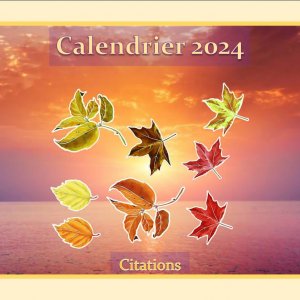 Création calendrier de bureau 2024