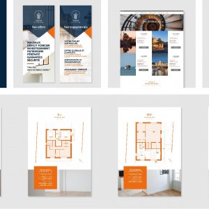 Logotype / Identité Visuelle / Kakemono / Brochure / Site Web