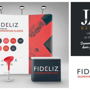 Habillage Stand pour Fideliz par JA Design