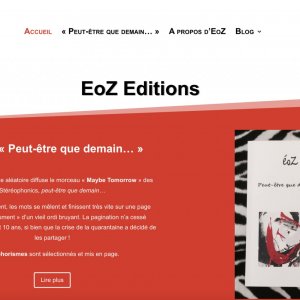 Création Site EoZ Editions
