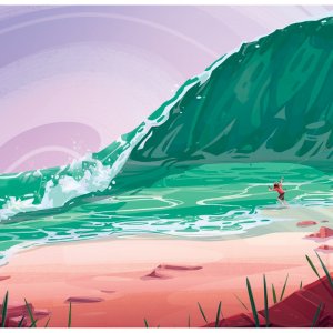 Les saisons en illustration - Août