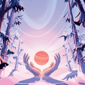 Les saisons en illustration - Janvier