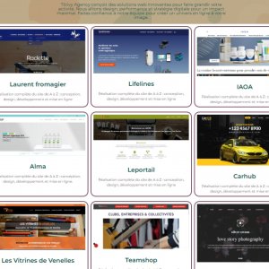 Portfolio des quelques sites créés
