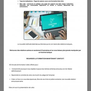 Page de capture