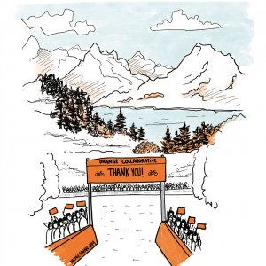 Création d'illustration pour livret - Evénement Orange groupe