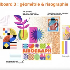 Moodboard créatif pour livre blanc - Orange Groupe