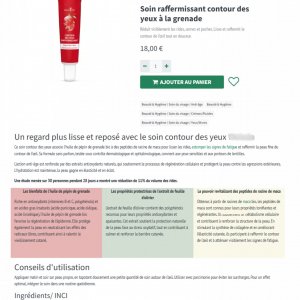 Fiche produit