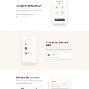 Mood App Landing Page