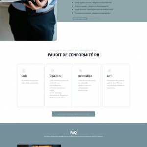 Site web vitrine - Agence RH