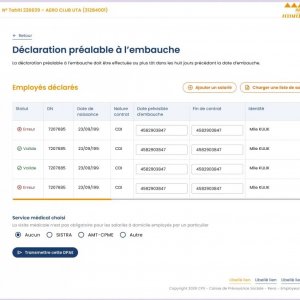 Design System pour trois e-services de la CPS