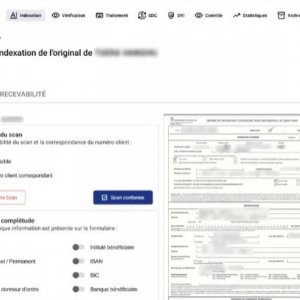 Dématérialisation de processus bancaires back-office