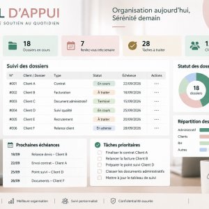 Gestion administrative & suivi de dossiers