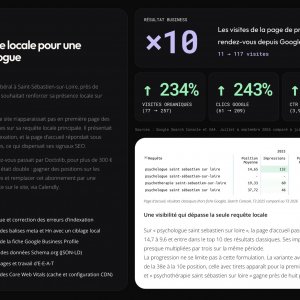 Stratégie SEO local pour une psychologue en libéral