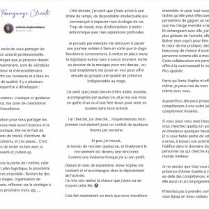 Avis cliente - Stéphanie lopez