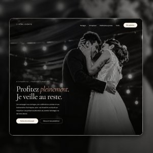 STRS Events — Site vitrine DJ événementiel