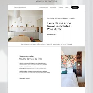 Création site architecte d'intérieur